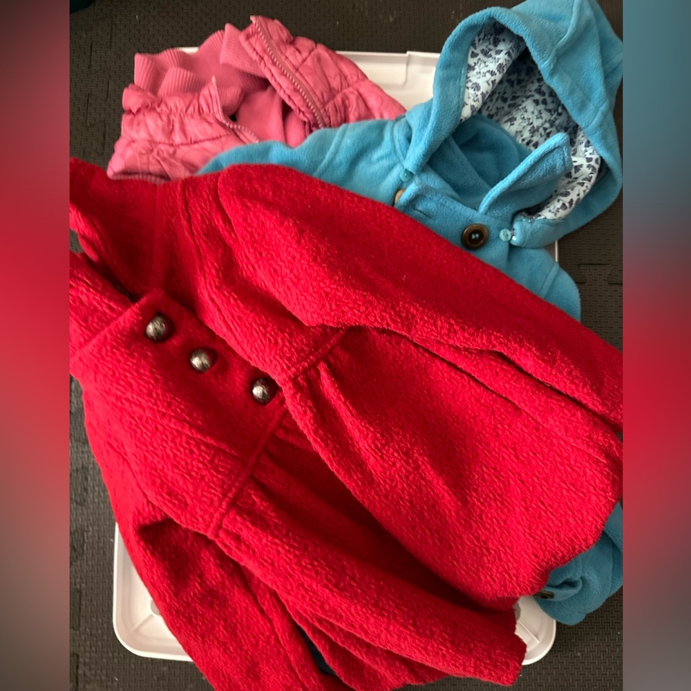 Pumpkin Patch coats and vest 4-5 yo (3 pieces)